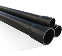 Напорная клеевая труба НПВХ (PVC-U) AQUAVIVA 125x3.9x3000 PN6 с раструбом AQV312539R 44043