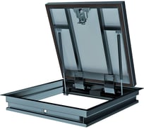 Напольный стальной люк Хаммер Бонд с амортизаторами 60х60 см bond66