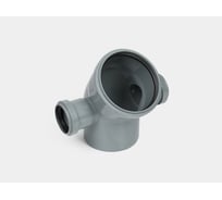 Канализационный отвод КОНТУР РР D110x45 с левым + правым выходом D50 СТАНДАРТ 072405110211