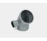 Канализационный отвод КОНТУР РР D110x45 с левым выходом D50 СТАНДАРТ 072404110211 1