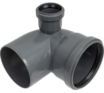 Канализационный отвод КОНТУР РР D110x90 с левым выходом D50 СТАНДАРТ 072404110100