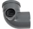 Канализационный отвод КОНТУР РР D110x90 с левым выходом D50 СТАНДАРТ 072404110100 3