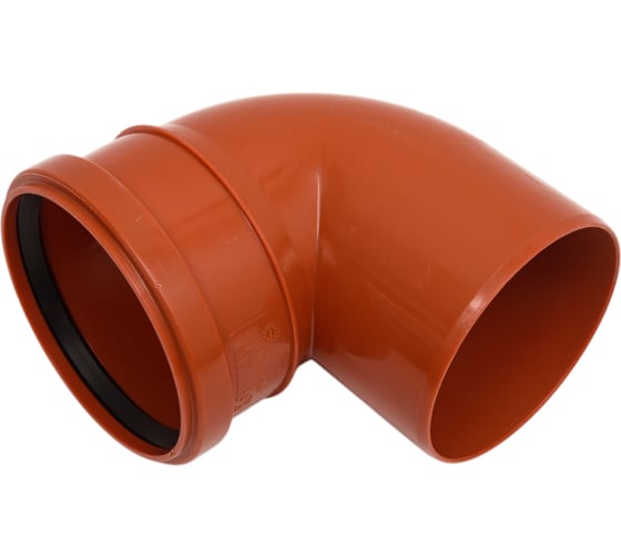 Канализационный отвод КОНТУР РР D110x90 ОРАНЖ 078400110500