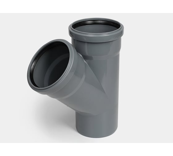 Канализационный тройник КОНТУР РР D110x110/45 СТАНДАРТ 072501110300 1