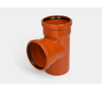 Канализационный тройник КОНТУР РР D110x110/90 ОРАНЖ 078501110500