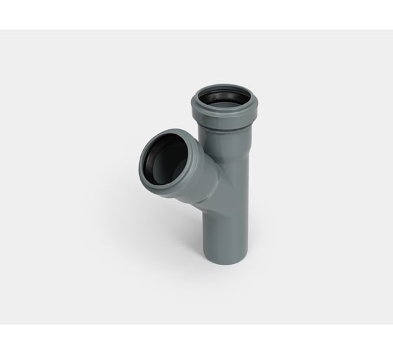 Канализационный тройник КОНТУР РР D40x40/45 СТАНДАРТ 072501040311 1