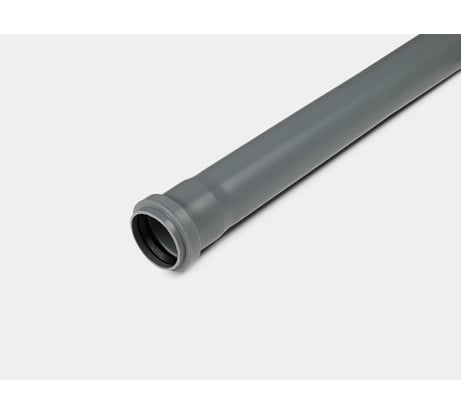 Канализационная труба КОНТУР РР D50x1000 ЭКОНОМ 075270050500