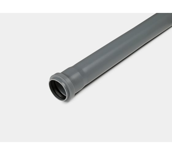 Канализационная труба КОНТУР РР D50x1000 ЭКОНОМ 075270050500