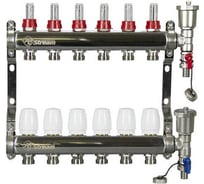 Коллекторная группа Altstream с расходомерами в сборе из нержавеющей стали 1"х3/4" 12 выходов 005071111