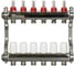 Коллекторная группа с расходомерами из нержавеющей стали Altstream 1"х3/4" 8 выходов 005070107 1