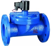 Электромагнитный соленоидный двухходовой клапан DN.ru -df-c ду100, ру12 с катушкой 220в D130-02238