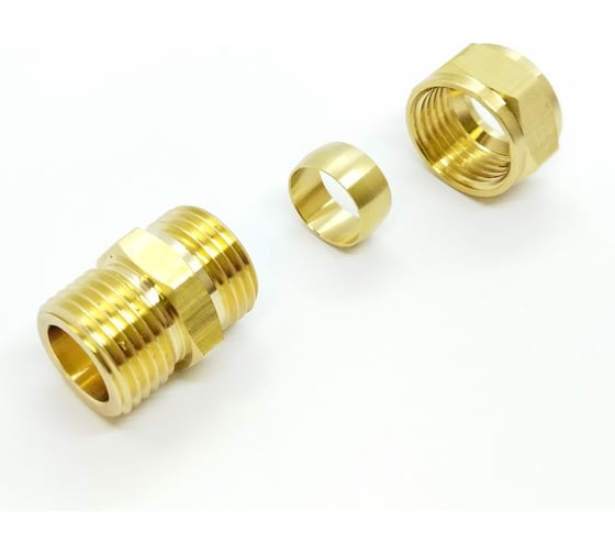 Муфта компрессионная стартовая 1/2" НР, 2 шт HG 4960806
