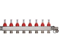 Коллектор COLSYS p881 8 выходов с расходомерами и дренажным клапаном Р188110508