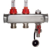 Коллектор COLSYS p878cs 2 выхода с расходомерами, воздухоотводчиком и дренажным клапаном P187810502