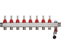 Коллектор COLSYS p878cs 8 выходов с расходомерами, воздухоотводчиком и дренажным клапаном P187810508