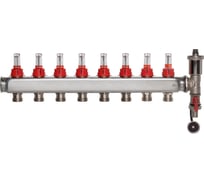 Коллектор COLSYS p887 8 выходов с расходомерами, автоматическим воздухоотводчиком и дренажным шаровым краном 188710508