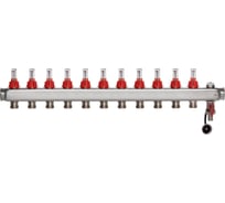 Коллектор COLSYS p878cs 11 выходов с расходомерами, воздухоотводчиком и дренажным клапаном P187810511