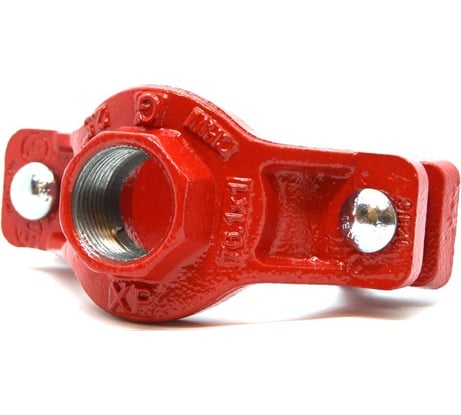 Малый резьбовой хомут GROOVEX седёлка 30 мм, 2"x1/2" - 60x21 мм XPM6021