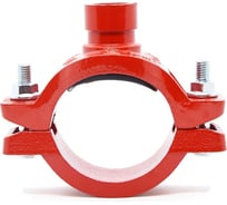 Муфтовый хомут GROOVEX седёлка 53 мм, 2 1/2"x1 1/2" - 76x48 мм XM7648