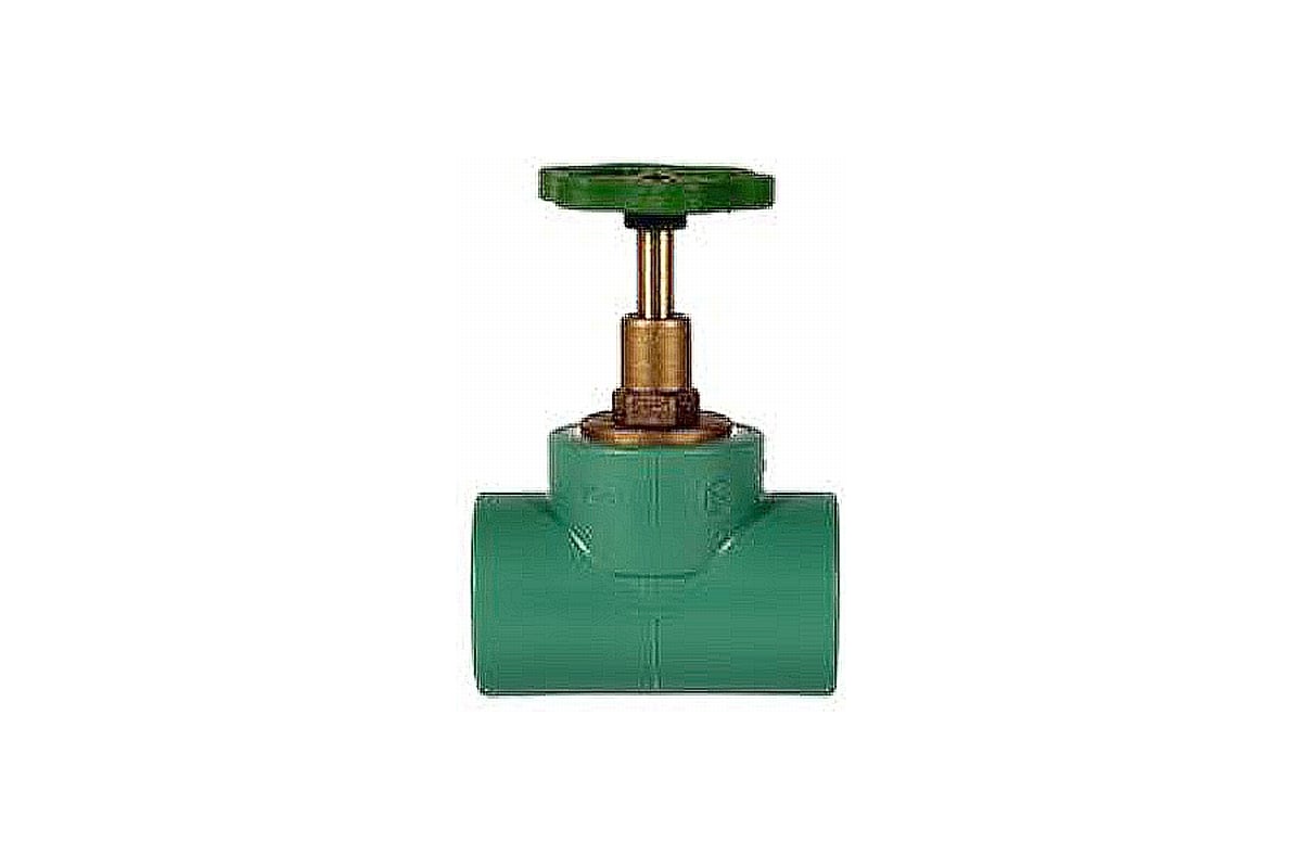 Вентиль Banninger прямой полипропиленовый зеленый - 25x3/4\" 5RG1070H11 ...