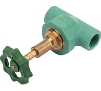 Вентиль Banninger прямой полипропиленовый зеленый - 20x3/4" 5RG1060H11