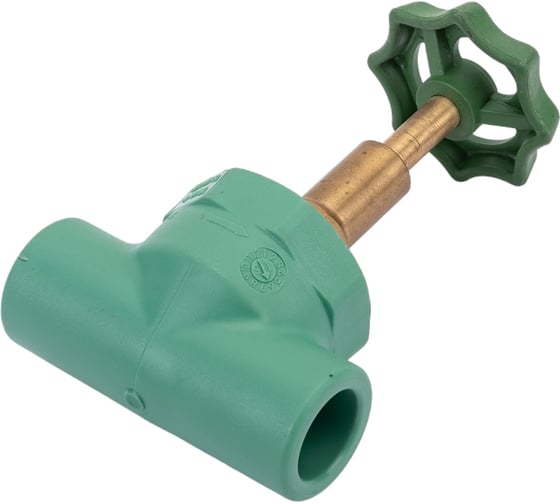 Вентиль Banninger прямой полипропиленовый зеленый - 20x3/4" 5RG1060H11