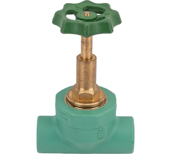 Вентиль Banninger прямой полипропиленовый зеленый - 20x3/4" 5RG1060H11