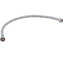 Гибкая подводка для воды ELKA (накидная гайка: сталь; оплетка нейлон; покрытие ПВХ)1/2", вр/нр, 50см EL.NE.102.33.0050