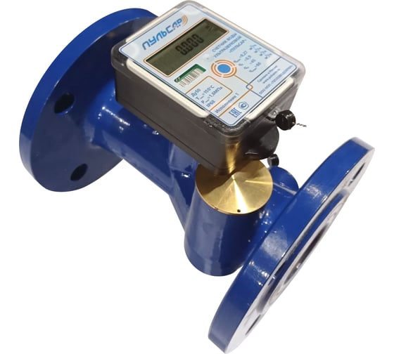 Ультразвуковой счетчик для воды Пульсар Ду50; Qn=45м3/час; L=200мм; Тmax=105C; исп. 1 Н00009877 1