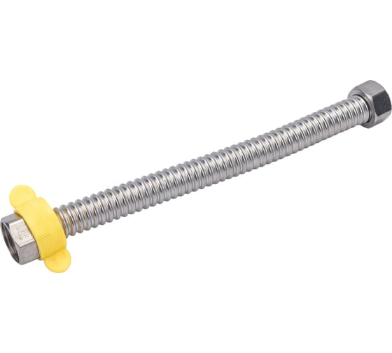 Гибкая сильфонная подводка Kopfgescheit из нержавеющей стали 1/2", 20 см KR-A304.30
