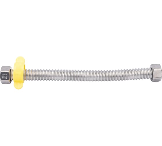 Гибкая сильфонная подводка Kopfgescheit из нержавеющей стали 1/2", 20 см KR-A304.30