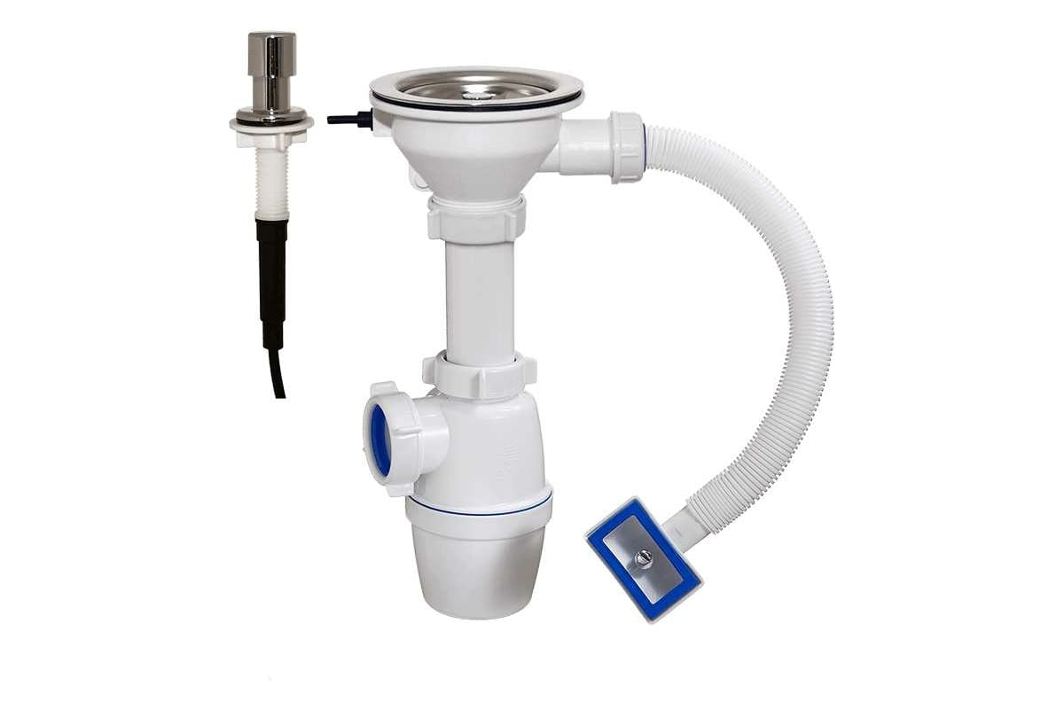 Бутылочный сифон ORIO с выпуском полуавтомат 3 1/2 и прямоугольным ...