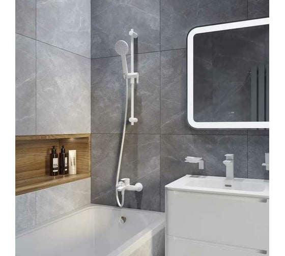 Шланг для душа IDDIS Optima home белый, матовый, силиконовый, 1.5 м OPH15WLi19