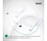 Шланг для душа IDDIS Optima home белый, матовый, силиконовый, 1.5 м OPH15WLi19 2