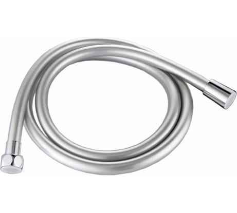 Шланг для душа FASHUN 150 см, PVC, серебро, D=15 мм, накатная гайка медь G1/2 хром+шестигранная гайка медь G1/2 хром A44-13