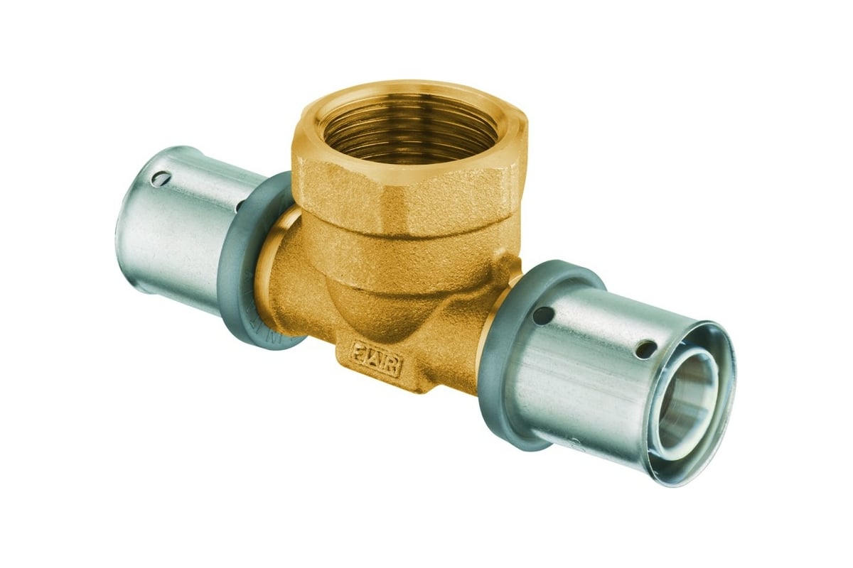 Пресс-тройник FAR 16x2x1/2\"ВРх16x2 латунь 49121601 - выгодная цена ...