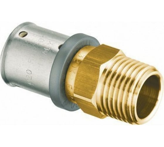 Пресс-переходник FAR НР 1/2"х16x2 латунь 49001601