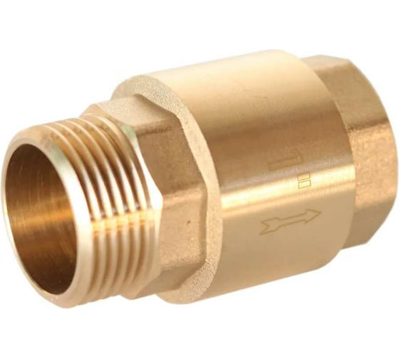 Обратный клапан ETERNA Engineering 1"х1"нр-вр, латунь eternacheck_vlv1 1