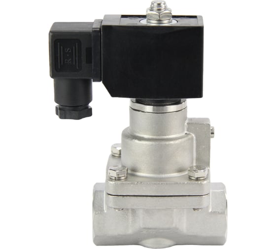 Электромагнитный клапан DN.ru V2W-1001P-NC Ду32 Ру0.4-16 НЗ PTFE 220В AC D130-02351
