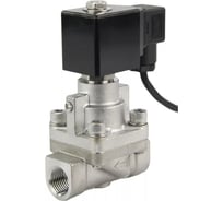 Клапан электромагнитный DN.ru V2W-901P-NC Ду32 Ру6-80 НЗ, пилотного действия, 24В DC D130-02751