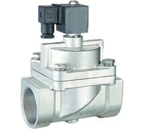 Электромагнитный соленоидный двухходовой клапан DN.ru dhy-s ду40 ру60 с катушкой 24в D130-02758