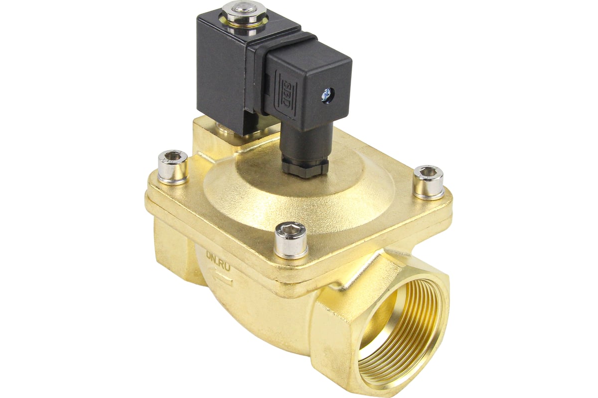 Электромагнитный клапан DN.ru соленоидный, двухходовый vs2w-400e-pu-nc ...