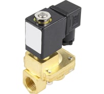 Клапан электромагнитный DN.ru VS2W-400V-PU-NC Ду10 Ру16 латунь, пилотный, VITON, 220В AC D130-01490