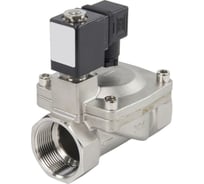 Клапан электромагнитный DN.ru VS2W-401V-PU-NC Ду40 Ру16 сталь, пилотный, VITON, 220В AC D130-01509