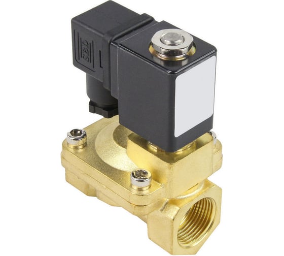 Клапан электромагнитный DN.ru VS2W-400E-PU-NC Ду20 Ру16 латунь, пилотный, EPDM, 24В DC D130-01513
