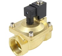Клапан электромагнитный DN.ru VS2W-400E-PU-NC Ду40 Ру16 латунь, пилотный, EPDM, 24В DC D130-01516