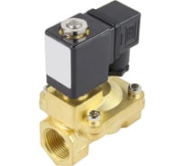 Клапан электромагнитный DN.ru VS2W-400N-PU-NC Ду25 Ру16 латунь, пилотный, NBR, 24В DC D130-01521