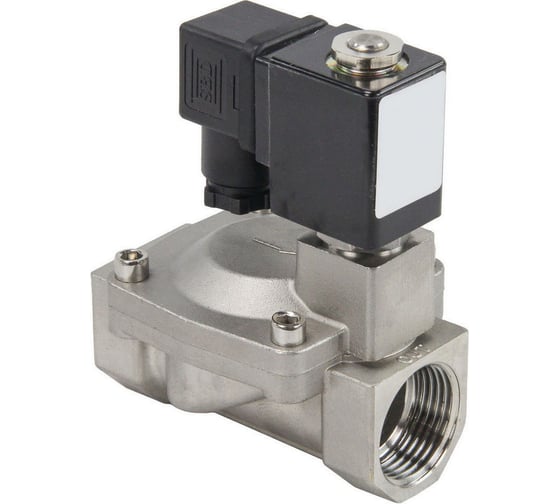 Электромагнитный клапан DN.ru VS2W-401E-PU-NC Ду25 Ру10 сталь, пилотный EPDM 24В DC D130-01535