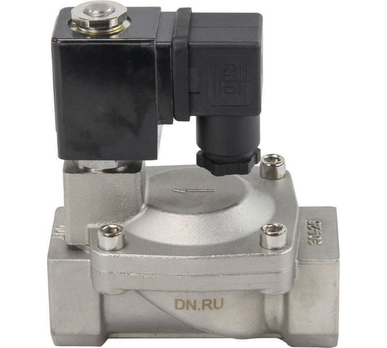 Электромагнитный клапан DN.ru VS2W-401N-PU-NC Ду20 Ру10 сталь, пилотный NBR 24В DC D130-01541