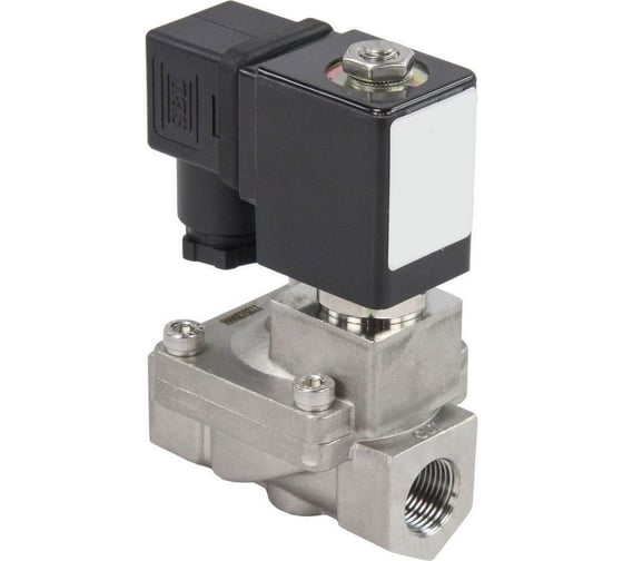Электромагнитный клапан DN.ru VS2W-401N-PU-NC Ду40 Ру10 сталь, пилотный NBR 24В DC D130-01544